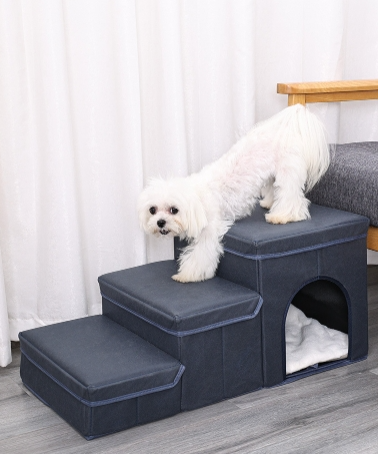 LoverPaw™ Cuccia con Scala e Spazio per Oggetti