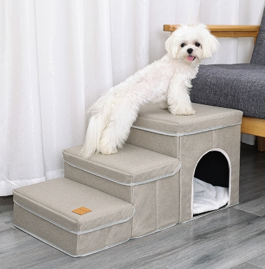 LoverPaw™ Cuccia con Scala e Spazio per Oggetti